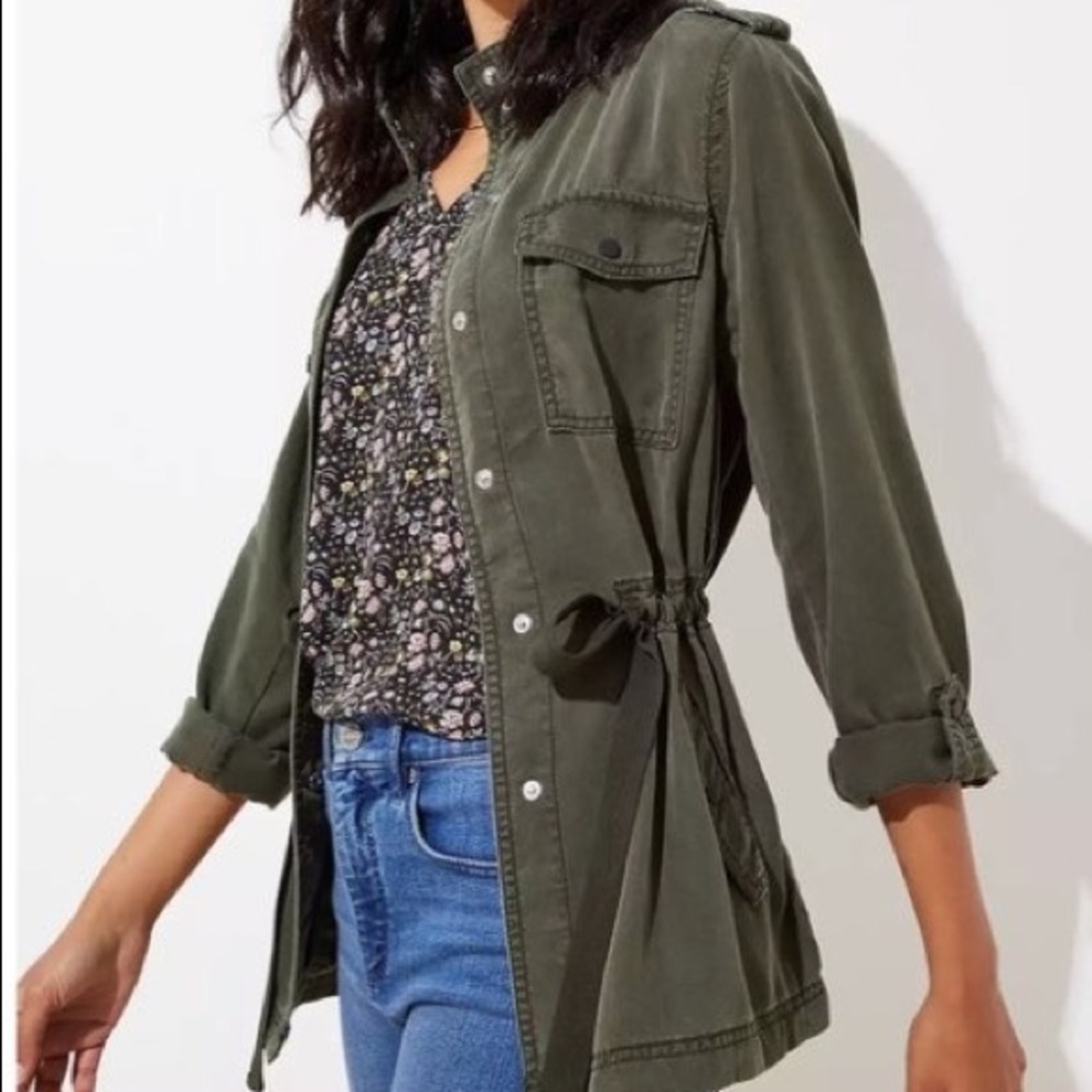 Loft Drawstring Utility Jacket - image 1
